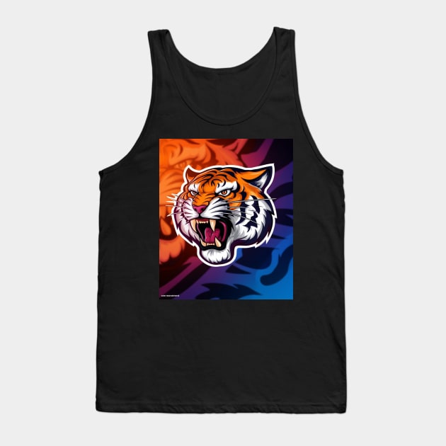 tiger Tank Top by JIUJITSU- BJJ